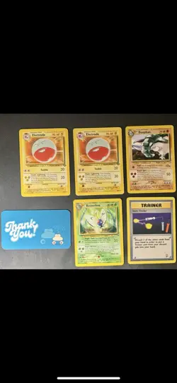 VINTAGE Pokemon Card Lot WOTC Base Set, Fossil, Jungle, Gym Heroes, Etc. MP-LP - Image 4
