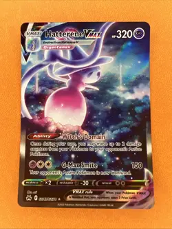 Pokemon TCG Hatterene VMAX GG47/GG70 Crown Zenith: Galarian Gallery Holo NM - Image 1