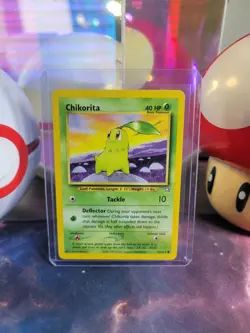 Chikorita 53/111 Pokemon TCG Neo Genesis Regular Common LP - Image 1