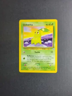 Chikorita 53/111 Pokemon TCG Neo Genesis Regular Common LP - Image 2