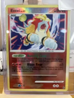 Entei Pokemon • Holo Rare • 4 Secret Wonders - Image 2