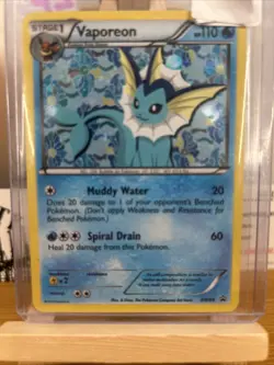 Vaporeon Pokemon • Holo Rare • BW89 Black and White Promos - Image 3