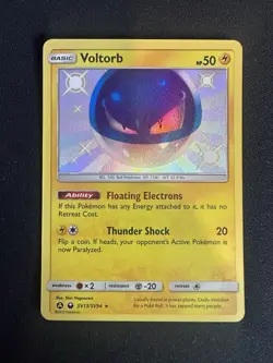 Voltorb - SV13/SV94 - Hidden Fates: Shiny Vault - Holo- Rare - Pokemon TCG 2019 - Image 1