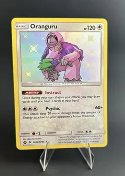 Oranguru SV44/SV94 Hidden Fates: Shiny Vault Holo BABY SHINY POKEMON TCG [NM] - Image 2