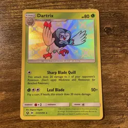Dartrix SV3/SV94 Baby Shiny Hidden Fates Pokemon TCG Near Mint NM - Image 1