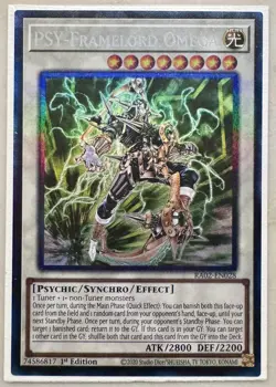 PSY-Framelord Omega 1st Edition Prismatic Collector's Rare RA02-EN028 Yu-Gi-Oh! - Image 1