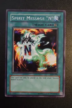 Yugioh Spirit Message "N" LON-090 Unlimited Edition Rare VLP - Image 1