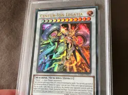 2023 YU-GI-OH! VASM-VALIANT SMASHERS #EN019 CENTUR-ION LEGATIA PSA 10 - Image 3
