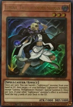 Yugioh! Lumina, Twilightsworn Shaman - LART-EN047 - Ultra Rare - Limited Edition - Image 1