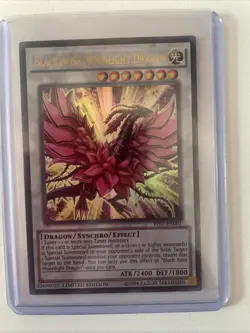 Lightly Played Black Rose Moonlight Dragon - YF07-EN001 - Ultra Rare - Limited E - Image 1