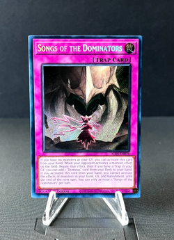 Yu-Gi-Oh! Songs of the Dominators ALIN-EN078 Secret Rare 1st Edition - Image 1