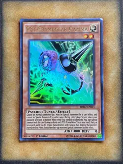 Yugioh PSY-Framegear Gamma HSRD-EN031 Ultra Rare 1st Ed LP - Image 1