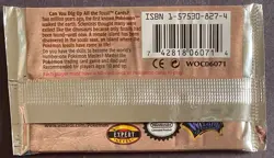 Pokemon unopened fossil Booster Pack 11 Card Factory Sealed 1999 Lapras Art WOTC - Image 2