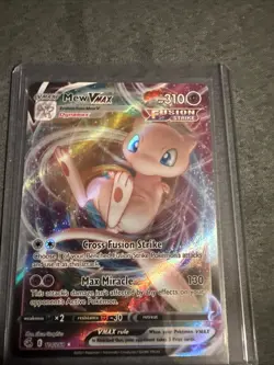 Pokemon TCG Mew VMAX 114/264 Swsh08: Fusion Strike Holo Card NM/Mint Condition - Image 1