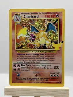 Pokemon TCG Charizard 4/102 Celebrations Classic Collection Holo Card - NM - Image 1