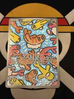 Pokemon TCG Tatsugiri Twilight Masquerade Illustration Rare Card 186/167 - Image 1