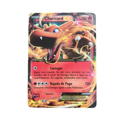 Card Pokemon Portuguese - Charizard EX 11/106 FlashFire Holo Ultra Rare - Image 1