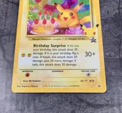 Pokemon TCG Birthday Pikachu Celebrations Classic Collection Promo Card - Image 2