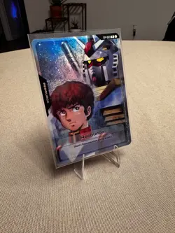 Gundam Card Game Amuro & Gundam RX-78-2 Resource Promo Card RP-003 English - Image 1