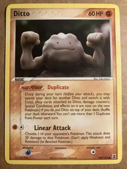 Ditto (Geodude) Pokemon Card Delta Species 62/113 NM - Image 1