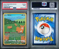 PSA 9 DITTO Galarian Gallery Pokemon Card #GG22 Crown Zenith - Image 3