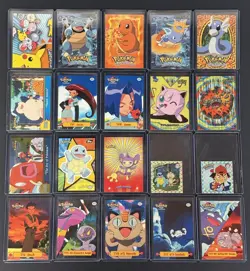 1999-2000/1 Topps Pokemon TV/Movie Animation 20X Card, Sticker, Pop Up Mixed Lot - Image 1