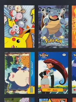 1999-2000/1 Topps Pokemon TV/Movie Animation 20X Card, Sticker, Pop Up Mixed Lot - Image 3
