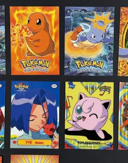 1999-2000/1 Topps Pokemon TV/Movie Animation 20X Card, Sticker, Pop Up Mixed Lot - Image 4