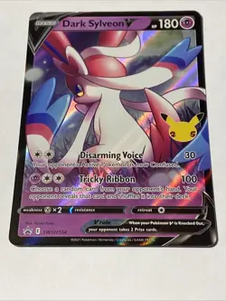 Dark Sylveon V SWSH134 SWSH: Sword & Shield Promo Cards Holo - Image 1