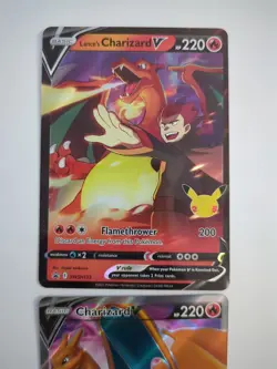 Pokemon Holo Promo Card Lot 3 Lance's Charizard V SWSH133 050 Charmander SWSH092 - Image 2
