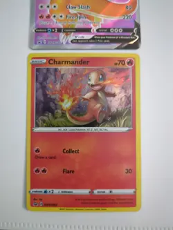 Pokemon Holo Promo Card Lot 3 Lance's Charizard V SWSH133 050 Charmander SWSH092 - Image 4