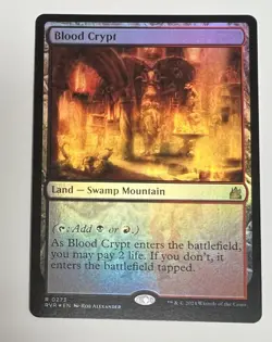 MTG 1x FOIL Blood Crypt # 273 Ravnica Remastered Magic the Gathering Card x1 NM - Image 1