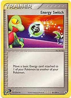 Pokemon EX Ruby & Sapphire 82/109 Energy Switch Card - Image 1
