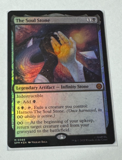 THE SOUL STONE (066) FOIL Marvel's Spider-man MTG MINT CARD - Image 1