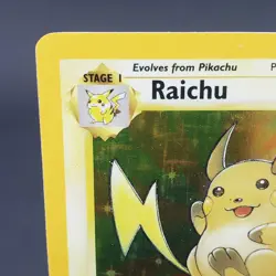 Raichu Fossil 14/62 Pokemon TCG Card Holo Rare WOTC Vintage 1999 - Image 2