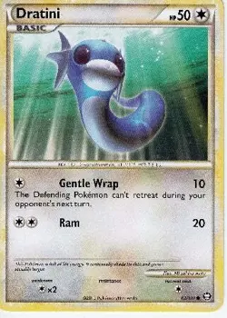 Pokemon Card HS Triumphant Dratini Common 62/102 - Image 1