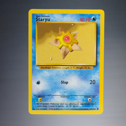 1995-1998 POKEMON TCG STARYU #65/102 BASE SET COMMON TRADING CARD TC - Image 1