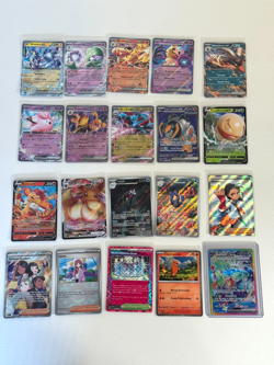 Pokemon Card Lot of 20! Terapagos ex SAR, Palafin IR, Charmander Holo + More - Image 1
