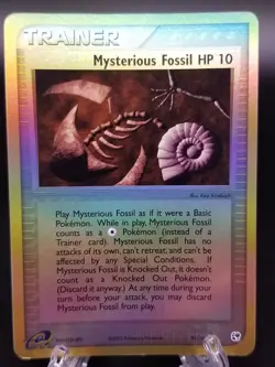 Mysterious Fossil - 91/100 - Sandstorm Vintage Reverse Holo Pokemon Card - NM - Image 1