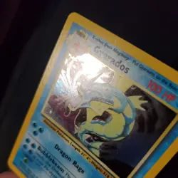 LP + Gyarados Holo - Base Set - 6/102 - Vintage WOTC Pokemon Card -Condition - Image 5