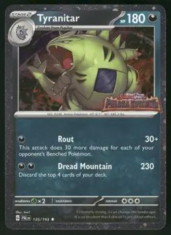 Tyranitar (Paldea Evolved Stamp) Promo Miscellaneous Cards & Products 135/193 NM - Image 1