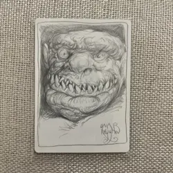 Tarfire Sketched Artist Proof Game Card - Image 1