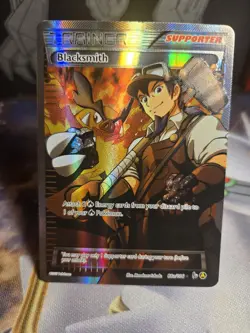 Pokemon Card, blacksmith Full Art/ Alt Art Black Star Promo 88a/106 - Image 2