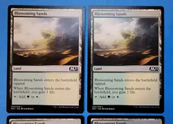 4x Blossoming Sands Core Set 2021 Mtg Magic Gathering Card Dual Land Mana 244 - Image 2