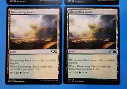 4x Blossoming Sands Core Set 2021 Mtg Magic Gathering Card Dual Land Mana 244 - Image 3
