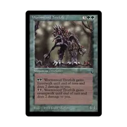 WOTC MtG The Dark Wormwood Treefolk (R) NM - Image 1