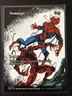 Magid The Gathering: Spider-Man - Terminate #0040 Borderless NON-FOIL - Image 1