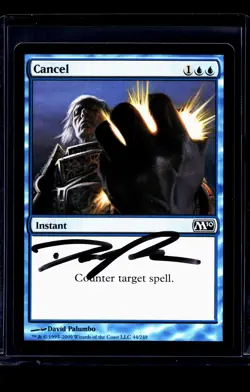 MTG Magic The Gathering M10 Magic 2010 Artist Signed Autograph Auto #44 Cancel - Image 1
