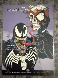 Infernal Grasp (borderless) X4 M/NM MTG Marvel's Spider-man: Marvel Universe - Image 1