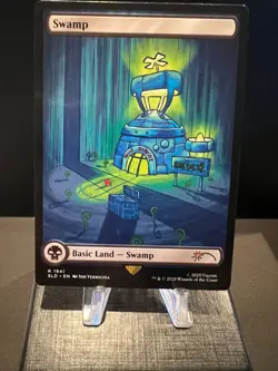 MTG Swamp-Secret Lair x Spongebob SET:SLD #1941 - Image 1
